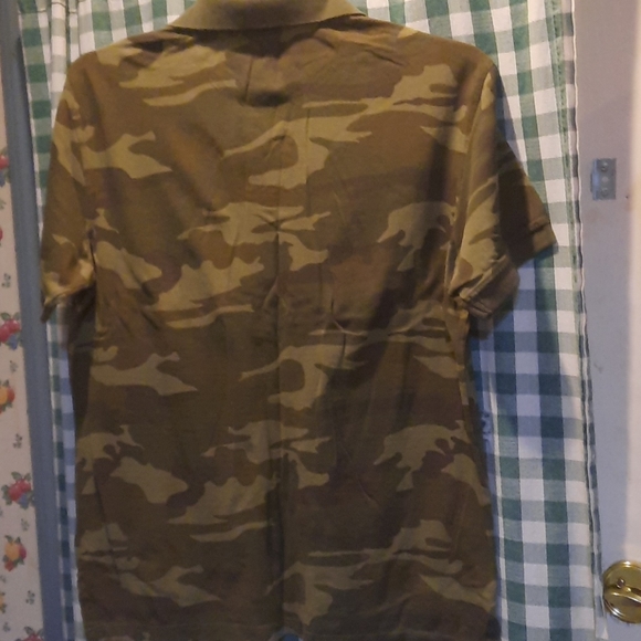 MENS SHORT SLEEVES  CAMOUFLAGE SHIRT - Picture 4 of 4